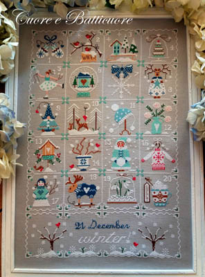 Shabby Winter Calendar-Cuore E Batticuore-