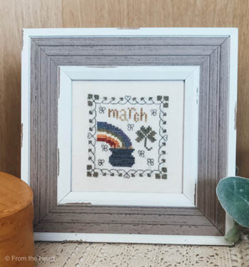 March Squared-From The Heart Needleart-