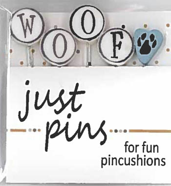 W Is For Woof Pins-Just Another Button Company-