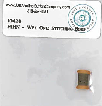 Stitching Bird Btn (HIHN)-Just Another Button Company-