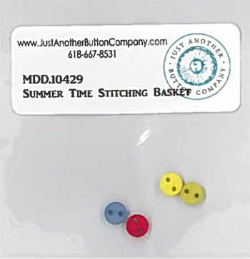 Summer Time Stitching Basket Btn (MANI)-Just Another Button Company-