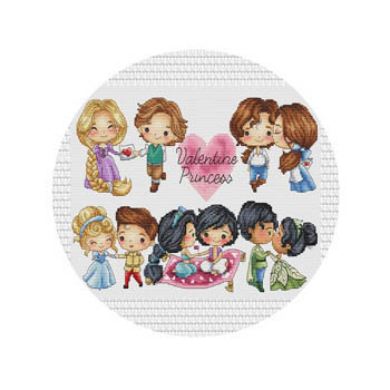 Valentine Princess Magnet-Les Petites Croix De Lucie-