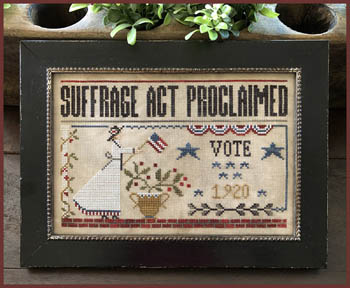 Suffrage Act-Little House Needleworks-