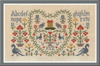 New Antique Sampler-Jardin Prive-