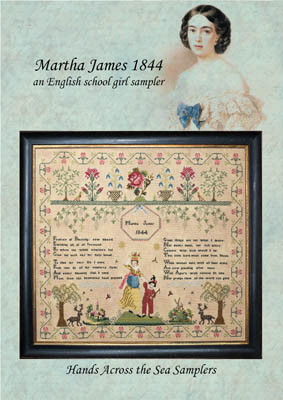 Martha James 1844-Hands Across The Sea Samplers-