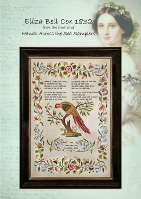 Eliza Bell Cox 1832-Hands Across The Sea Samplers-