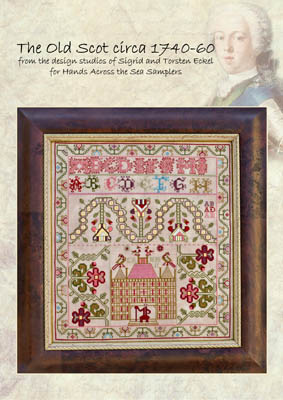 Old Scot Circa 1740-60-Hands Across The Sea Samplers-