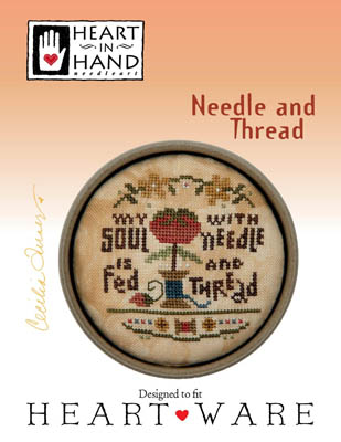 Needle And Thread-Heart In Hand Needleart-