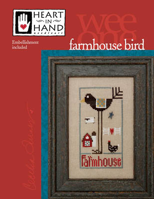 Farmhouse Bird-Heart In Hand Needleart-