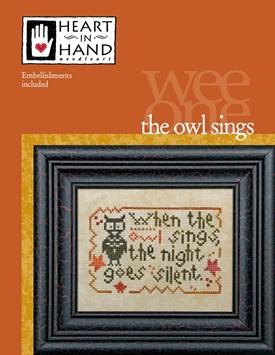 Owl Sings-Heart In Hand Needleart-