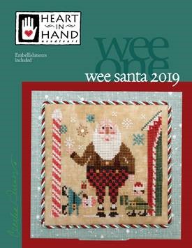 Wee Santa 2019-Heart In Hand Needleart-