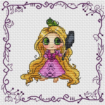 Baby Princess Rapunzel-Les Petites Croix De Lucie-