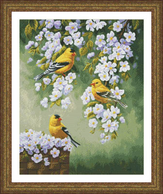 Goldfinch Blossoms-Kustom Krafts-