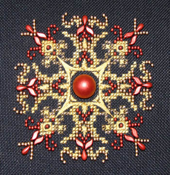 Lava Red Sparkler-Northern Expressions Needlework-