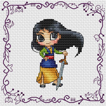 Baby Princess Mulan-Les Petites Croix De Lucie-