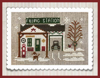 Hometown Holiday-Pop's Filling Station-Little House Needleworks-