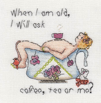 When I Am Old I Will Ask Coffee, Tea or Me?-MarNic Designs-