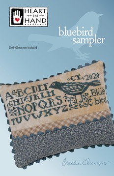 Bluebird Sampler (w/ emb)-Heart In Hand Needleart-