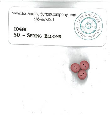 Spring Blooms Button Pack (SCISSOR) 10481.G-Just Another Button Company-