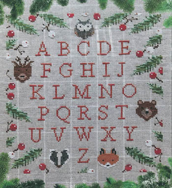 Woodland Sampler-Fairy Wool In The Wood-