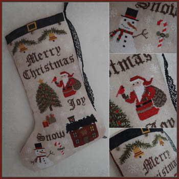 Christmas Stocking-Fairy Wool In The Wood-