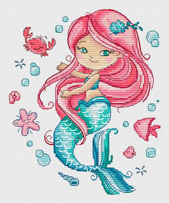 Lili The Little Mermaid-Les Petites Croix De Lucie-