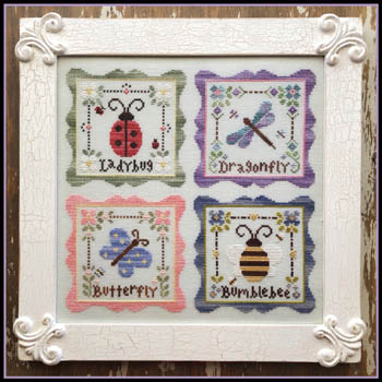 Garden Party Chart Pack-Country Cottage Needleworks-