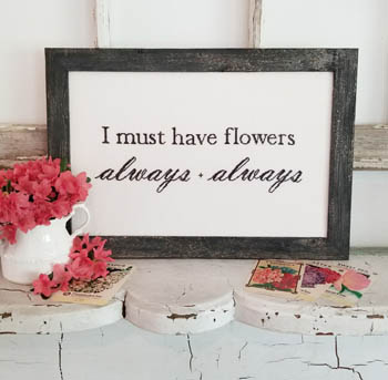 Flowers Always-Hello From Liz Mathews-