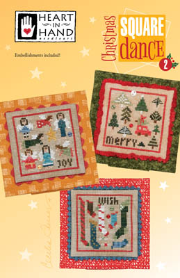 Christmas Square Dance #2-Heart In Hand Needleart-