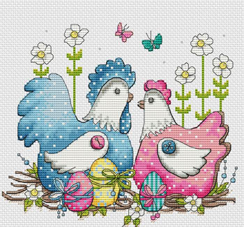 Pretty Chickens-Les Petites Croix De Lucie-