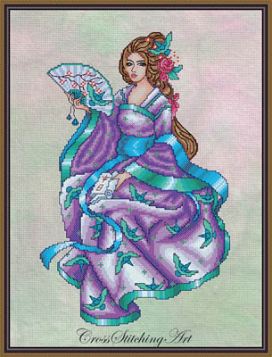 Oriental Dreams-Cross Stitching Art-