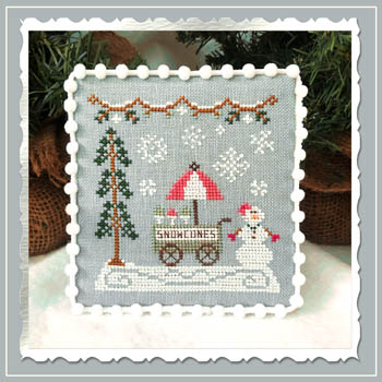 Snow Village #11-Snow Cone Cart-Country Cottage Needleworks-