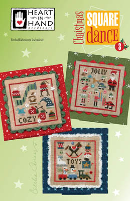 Christmas Square Dance #3-Heart In Hand Needleart-