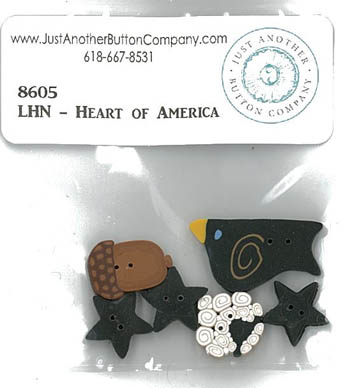 Heart Of America Button Pack (LHN) 8605.G-Just Another Button Company-