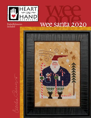 Wee Santa 2020-Heart In Hand Needleart-