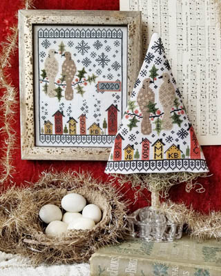 Second Day Of Christmas Sampler & Tree-Hello From Liz Mathews-