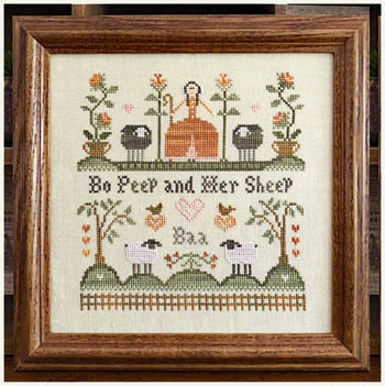 Bo Peep And Her Sheep-Little House Needleworks-