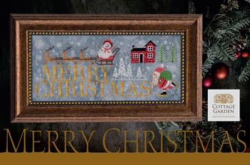 Merry Christmas-Cottage Garden Samplings-