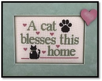 Cat Blesses (w/ charm)-Kays Frames & Designs-