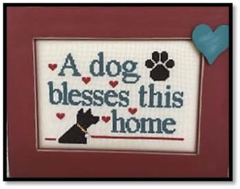 Dog Blesses (w/ charm)-Kays Frames & Designs-