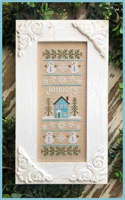 Sampler Of The Month-January-Country Cottage Needleworks-