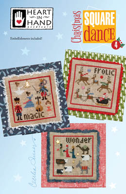 Christmas Square Dance #4-Heart In Hand Needleart-