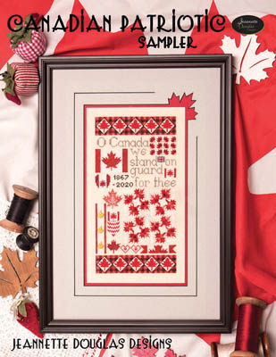 Canadian Patriotic Sampler-Jeannette Douglas Designs-