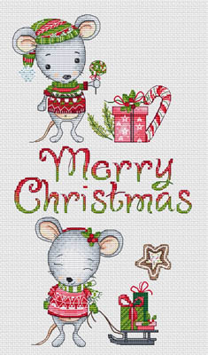 Merry Christmas Mouses-Les Petites Croix De Lucie-