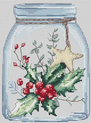 Holly Jolly Bottle-Les Petites Croix De Lucie-