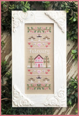 Sampler Of The Month-February-Country Cottage Needleworks-