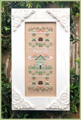 Sampler Of The Month-March-Country Cottage Needleworks-