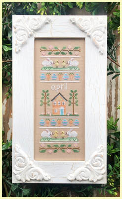 Sampler Of The Month-April-Country Cottage Needleworks-