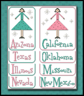 Route 66-The States-Little House Needleworks-