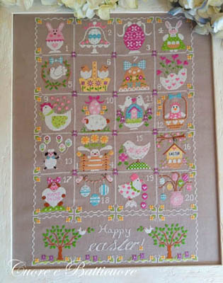 Shabby Easter Calendar-Cuore E Batticuore-